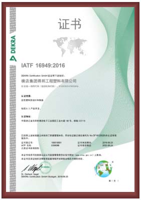 橫店集團得邦工程塑料有限公司